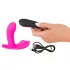 SMILE - op afstand bedienbare vibrator slip - oplaadbaar - roze