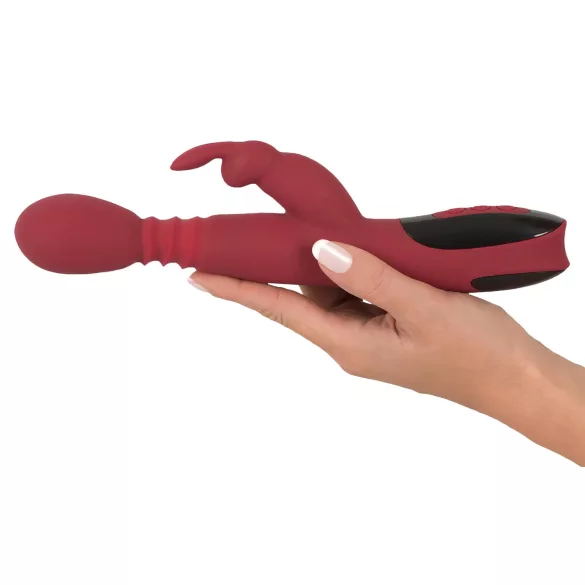 You2Toys Massager - stotende-roterende, verwarmende G-punt vibrator (rood)
