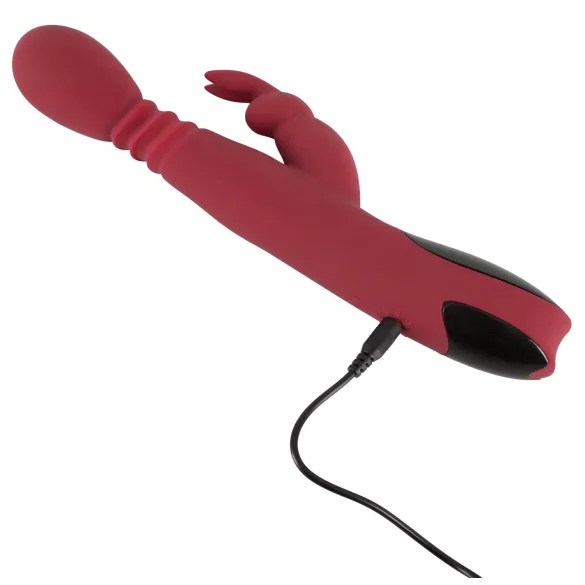 You2Toys Massager - stotende-roterende, verwarmende G-punt vibrator (rood)