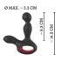 You2Toys - prostaat vibrator - roterend en verwarmend - zwart