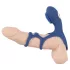 SMILE Couple - vibrerende penismanchet - oplaadbaar - blauw