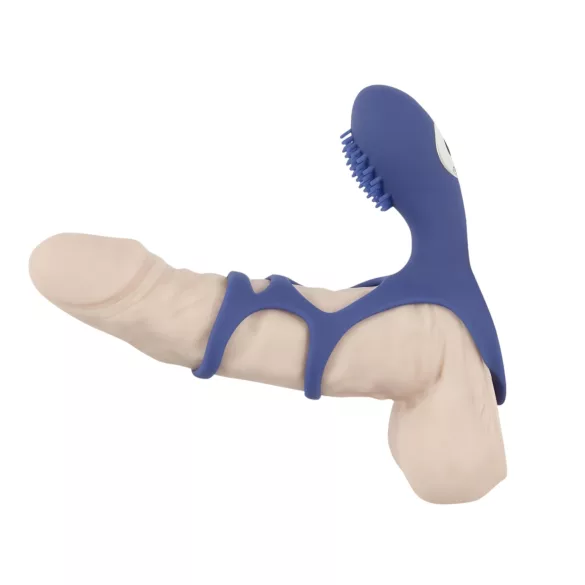 SMILE Couple - vibrerende penismanchet - oplaadbaar - blauw