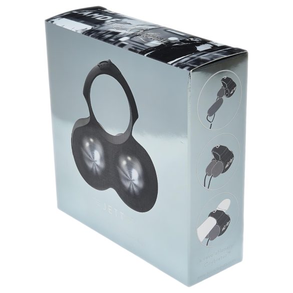 HOT Octopuss JETT - 2-motorige glansvibrator (zwart)