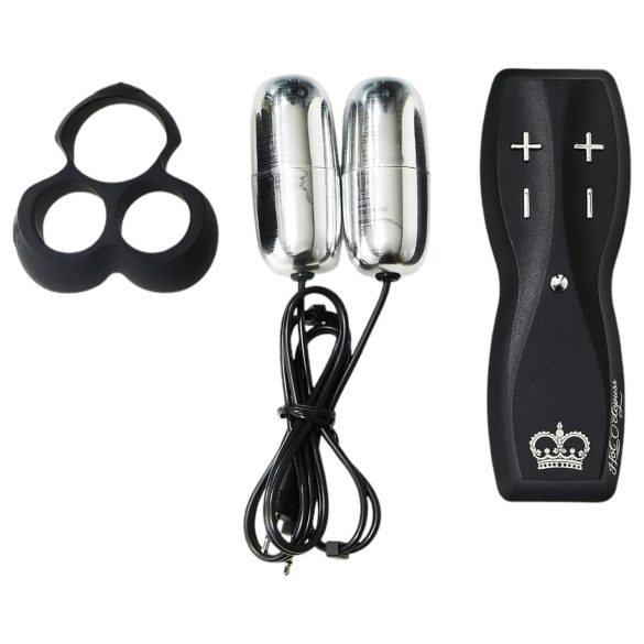 HOT Octopuss JETT - 2-motorige glansvibrator (zwart)