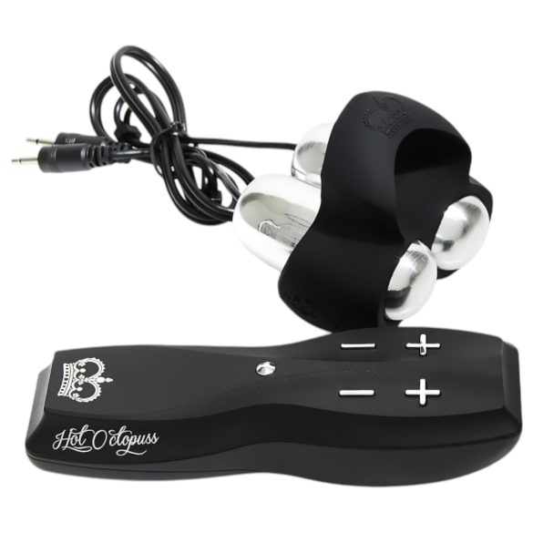 HOT Octopuss JETT - 2-motorige glansvibrator (zwart)