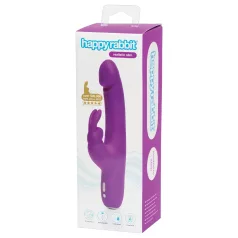   Happyrabbit - Realistische rabbit vibrator met clitorisstimulator - oplaadbaar