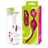 SMILE Love Balls - draagbaar vibrerend eitje met afstandsbediening - 82 g (roze)