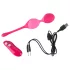 SMILE Love Balls - draagbaar vibrerend eitje met afstandsbediening - 82 g (roze)