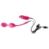 SMILE Love Balls - draagbaar vibrerend eitje met afstandsbediening - 82 g (roze)