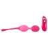 SMILE Love Balls - draagbaar vibrerend eitje met afstandsbediening - 82 g (roze)