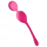 SMILE Love Balls - draagbaar vibrerend eitje met afstandsbediening - 82 g (roze)