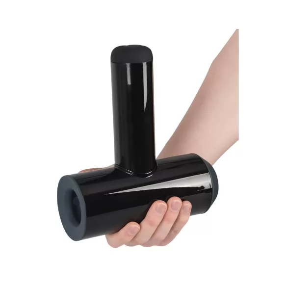 Rebel - automatische masturbator - vibrerend en op en neer bewegend - zwart