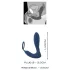 You2Toys - Prostaat vibrator met penisring - siliconen - blauw