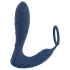 You2Toys - Prostaat vibrator met penisring - siliconen - blauw