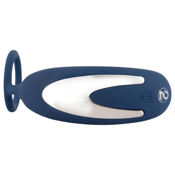 You2Toys Prostaat Plug - anale vibrator met penisring (blauw)