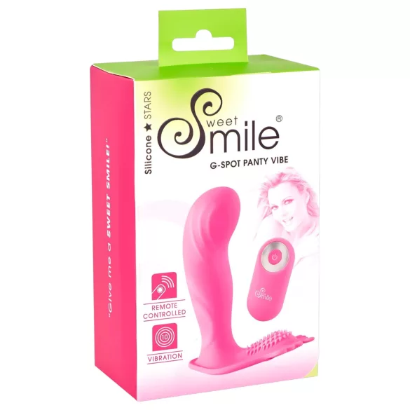 SMILE G-Spot Panty - draagbare, oplaadbare radiografische vibrator (roze)
