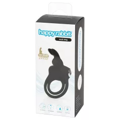   Happyrabbit - vibrerende cockring met testikelring - oplaadbaar waterdicht