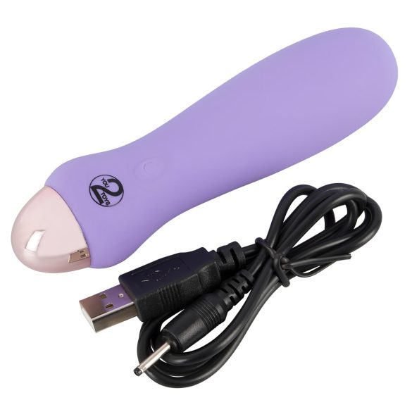 Cuties Mini Purple - oplaadbare siliconen vibrator - paars