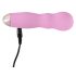 Cuties Mini Rose - vibrerende dildo - golvend - oplaadbaar - roze