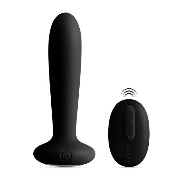 Svakom Primo - oplaadbare, waterdichte verwarmde anale vibrator (zwart)