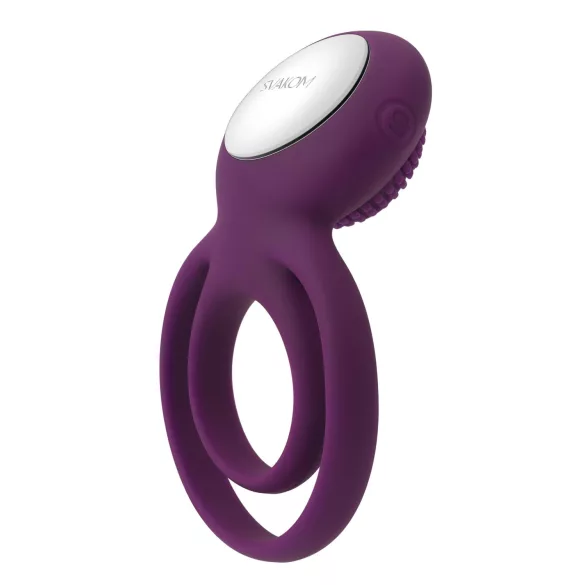 Svakom Tammy - vibrerende penis- en balring - oplaadbaar - paars