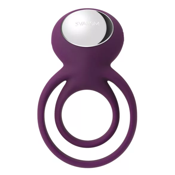 Svakom Tammy - vibrerende penis- en balring - oplaadbaar - paars