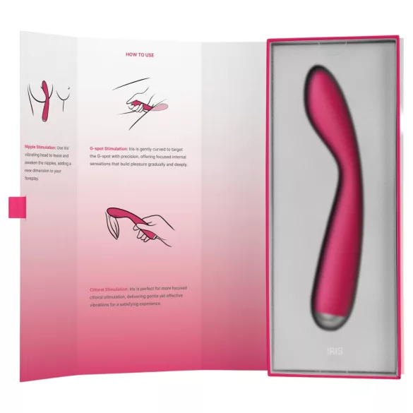 Svakom Iris - G-spot vibrator - oplaadbaar waterdicht - rood