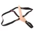 You2Toys - Strap-on dildo vibrator - oplaadbaar - huidkleurig