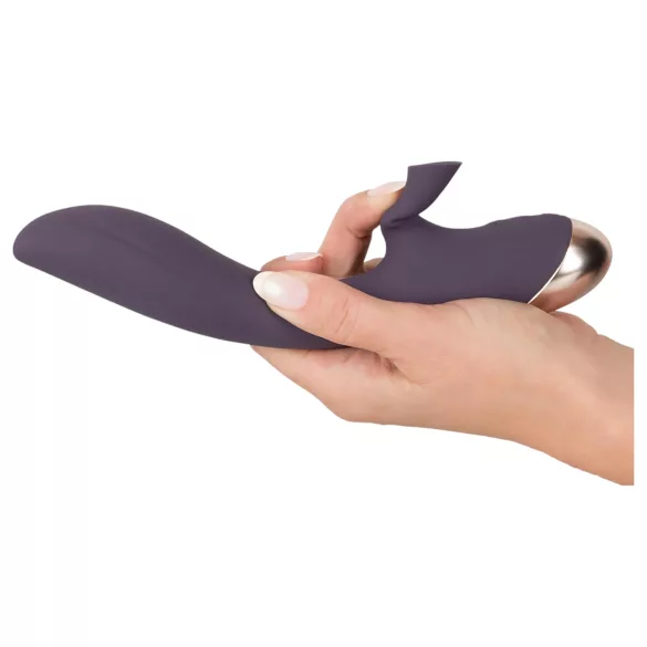 Javida - vibrator met clitorisstimulator - waterdicht - paars