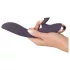 Javida - vibrator met clitorisstimulator - waterdicht - paars