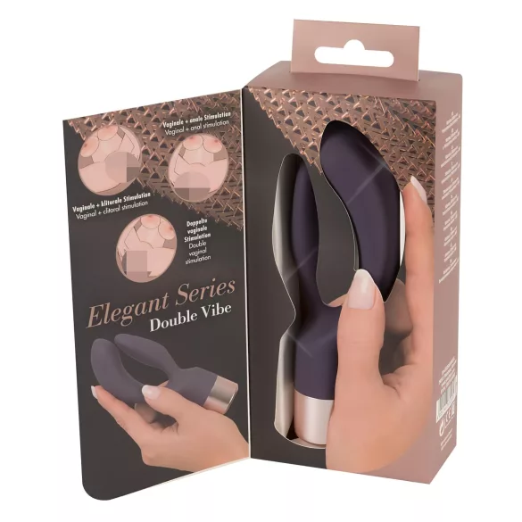 You2Toys - Vibrator met clitorisstimulator - oplaadbaar - paars