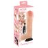 Nature Skin - Realistische vibrator met draaiende kop - huidkleur