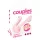 Couples Choice - 2‑motorige koppelvibrator (roze)