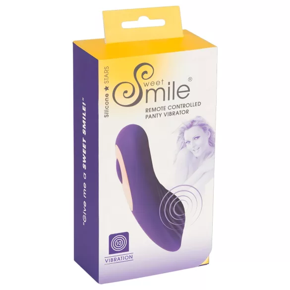 Smile - vibrerende slip - draadloze oplaadbare clitoris vibrator - paars