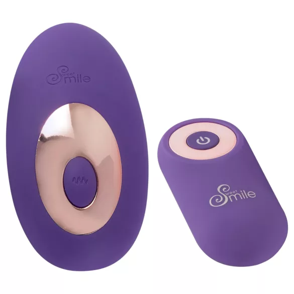 Smile - vibrerende slip - draadloze oplaadbare clitoris vibrator - paars