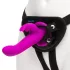 Happyrabbit - strap-on vibrator met konijnenoor - paars
