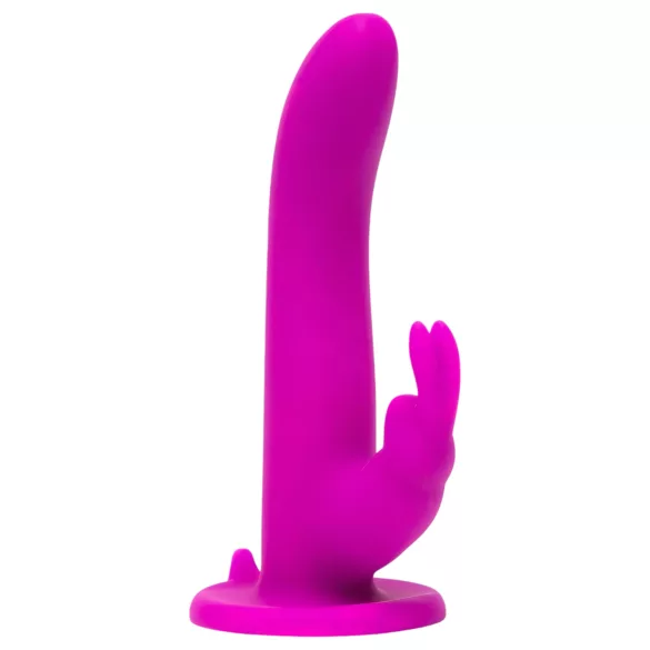 Happyrabbit - strap-on vibrator met konijnenoor - paars