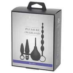   Fifty Shades of Grey - 4-delige anale set - siliconen - zwart