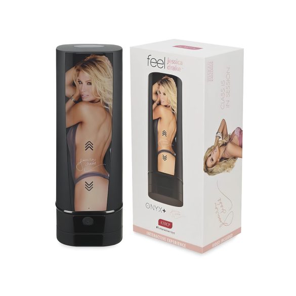 Kiiroo Onyx+ Jessica Drake - interactieve masturbator - zwart