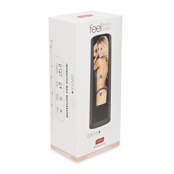 Kiiroo Onyx+ Jessica Drake - interactieve masturbator - zwart