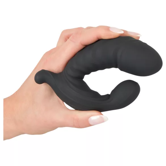 You2Toys - opblaasbare vibrator met afstandsbediening - zwart