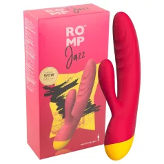   ROMP Jazz - vibrator met clitorisstimulator en G-spot - waterdicht - roze