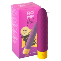   ROMP Beat - oplaadbare waterdichte vibrator - staafmodel - paars