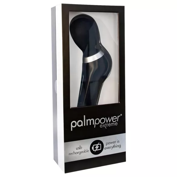 PalmPower Extreme Wand - oplaadbare massager vibrator - zwart