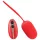 SMILE - Vibrerend Ei - Oplaadbaar Met Afstandsbediening - Rood