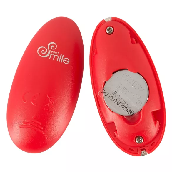 SMILE - Vibrerend Ei - Oplaadbaar Met Afstandsbediening - Rood