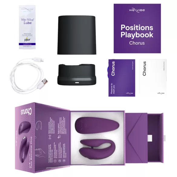 We-Vibe Chorus - slimme paarvibrator met accu (paars)