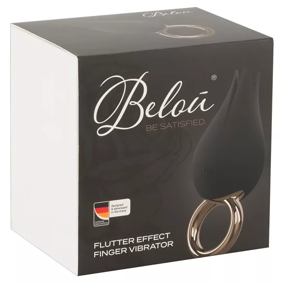 Belou - clitoris vibrator - oplaadbaar waterdicht - zwart