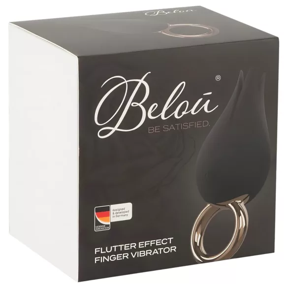 Belou - clitoris vibrator - oplaadbaar waterdicht - zwart