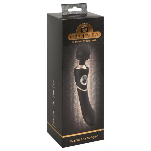Cleopatra Wand - oplaadbare waterproof massage vibrator - zwart